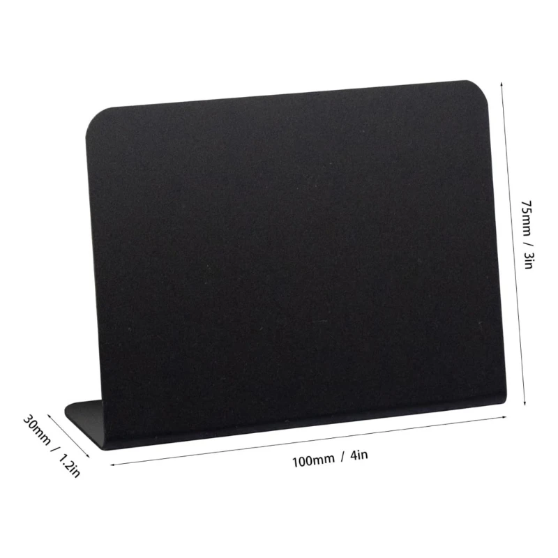 Imagem -06 - Mini Chalk Board Sign Etiquetas Reutilizáveis do Quadro Message Board Apagável