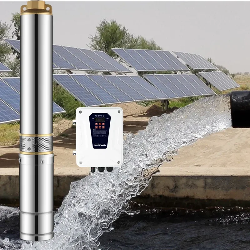 

3inch Stainless Steel DC Water Pump Solar Energy borehole pump System bomba de agua solar para solar water pump for agriculture