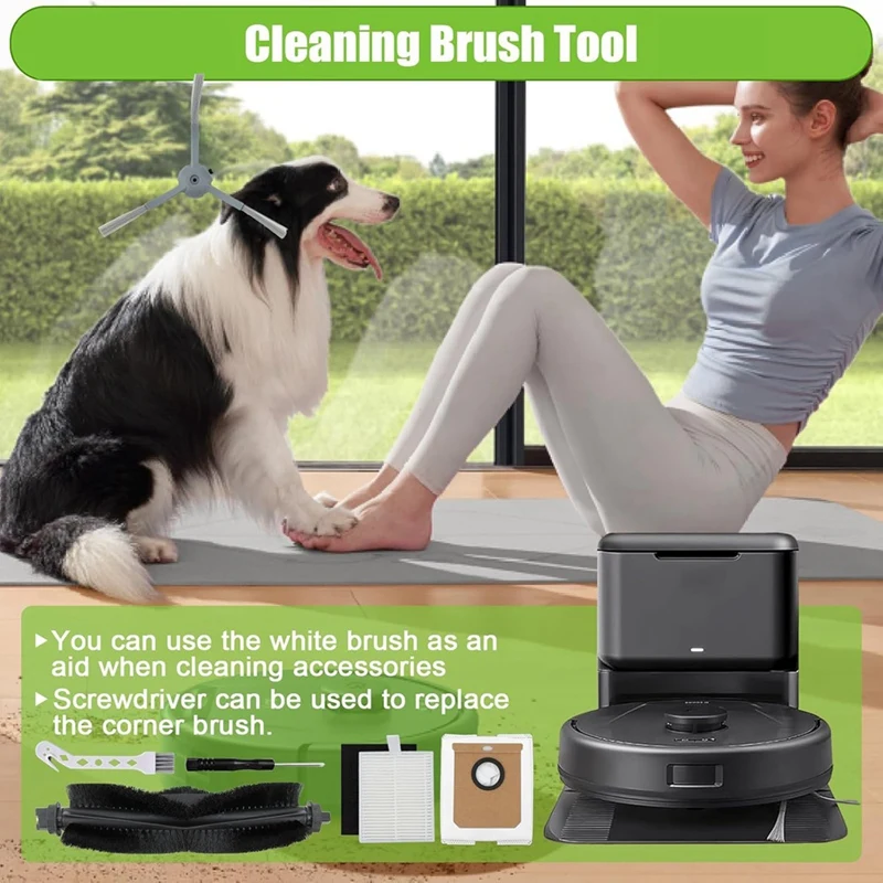 Jdzd para eufy l60/l60 ses/l50/l50 ses robô aspirador de pó escova lateral principal filtro hepa mop pano sacos poeira peças