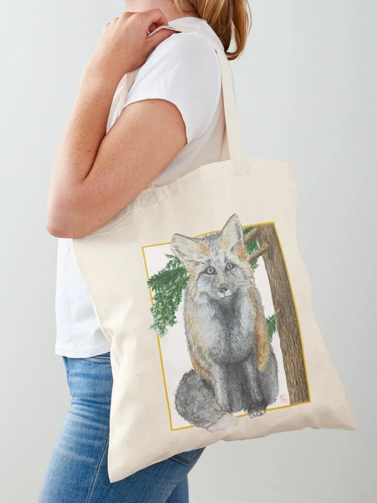 

Cascade Red Fox Sticker & Bags Tote Bag canvas tote custom tote bag shopping bag logo Canvas for women