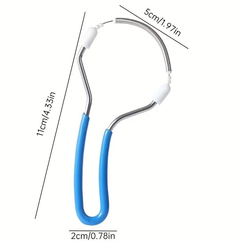 Depiladora Facial con rodillo de resorte indoloro, utensilio para el cuidado de la piel, portátil, sin electricidad, para labios, cejas y mejillas, 1/2 Uds.