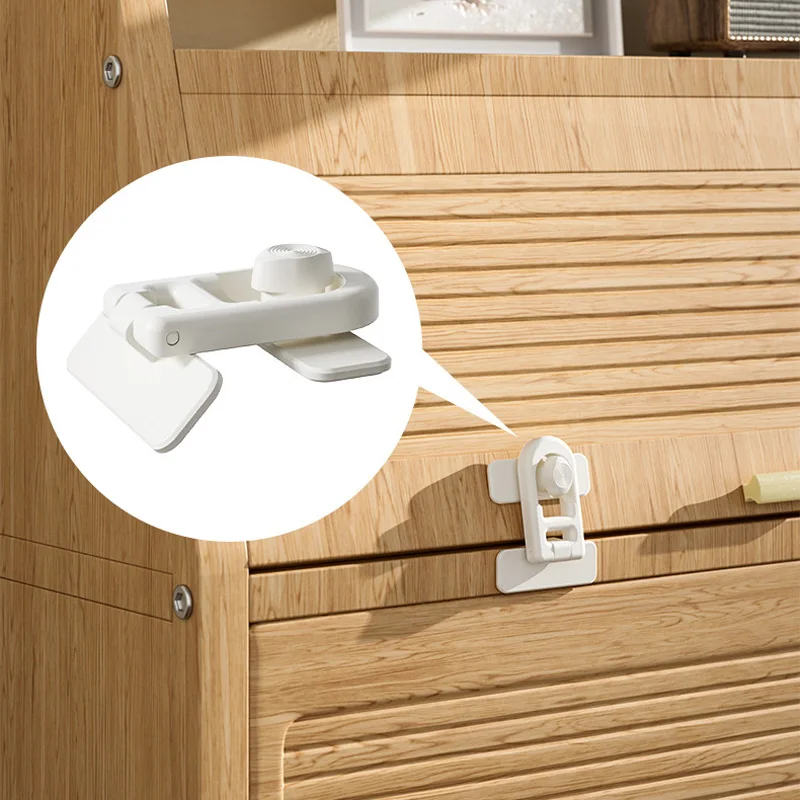 2/4 Buah Set Kunci Kulkas Perlindungan Keamanan Bayi Pintu Oven Microwave Kunci Kabinet Laci Loker Pengaman Barang Keselamatan Bayi