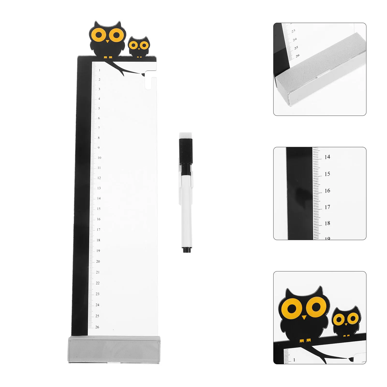 

2Pcs Computer Monitor Side Panel Acrylic Memo Board Display Schedule Organizer for Photos and Notes