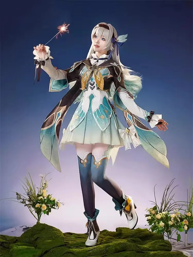 

Cos-Mart Honkai: Star Rail Firefly Lampyridae Cosplay Costume Gorgeous Elegant Activity Party Role Play Clothing Game