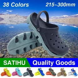 Fashion EVA lightweight sandals slippers for home walking work beach stream play camping commuting driving parent child wear