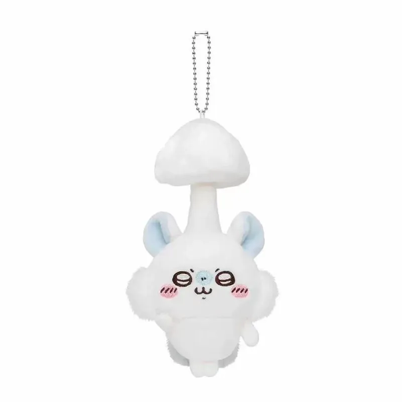 Cute Cartoon Chiikawa Flying Squirrel Momonga with Mushrooms On Its Head Doll Pendant Bag Decoration for Girl Gift 14Cm