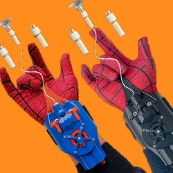 Anime Spiderman Figure Web Shooters Wrist Launcher Device Kids Toys Cosplay Accessories Props Spider-line Gift For Children