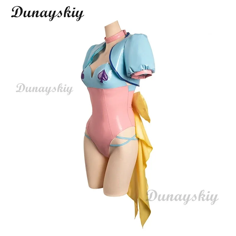 DY2025Hisoka تأثيري مثير الأرنب فتاة ملابس النساء زي أنيمي هنتر لعب الأدوار بذلة جوارب هالوين كرنفال حفلة Cl