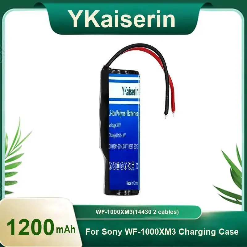 

Аккумулятор YKaiserin 1200 мАч WF1000XM3 (14430 2 линии) для Sony WF-1000XM3, зарядный чехол, портативные аккумуляторы для мобильных телефонов + инструменты