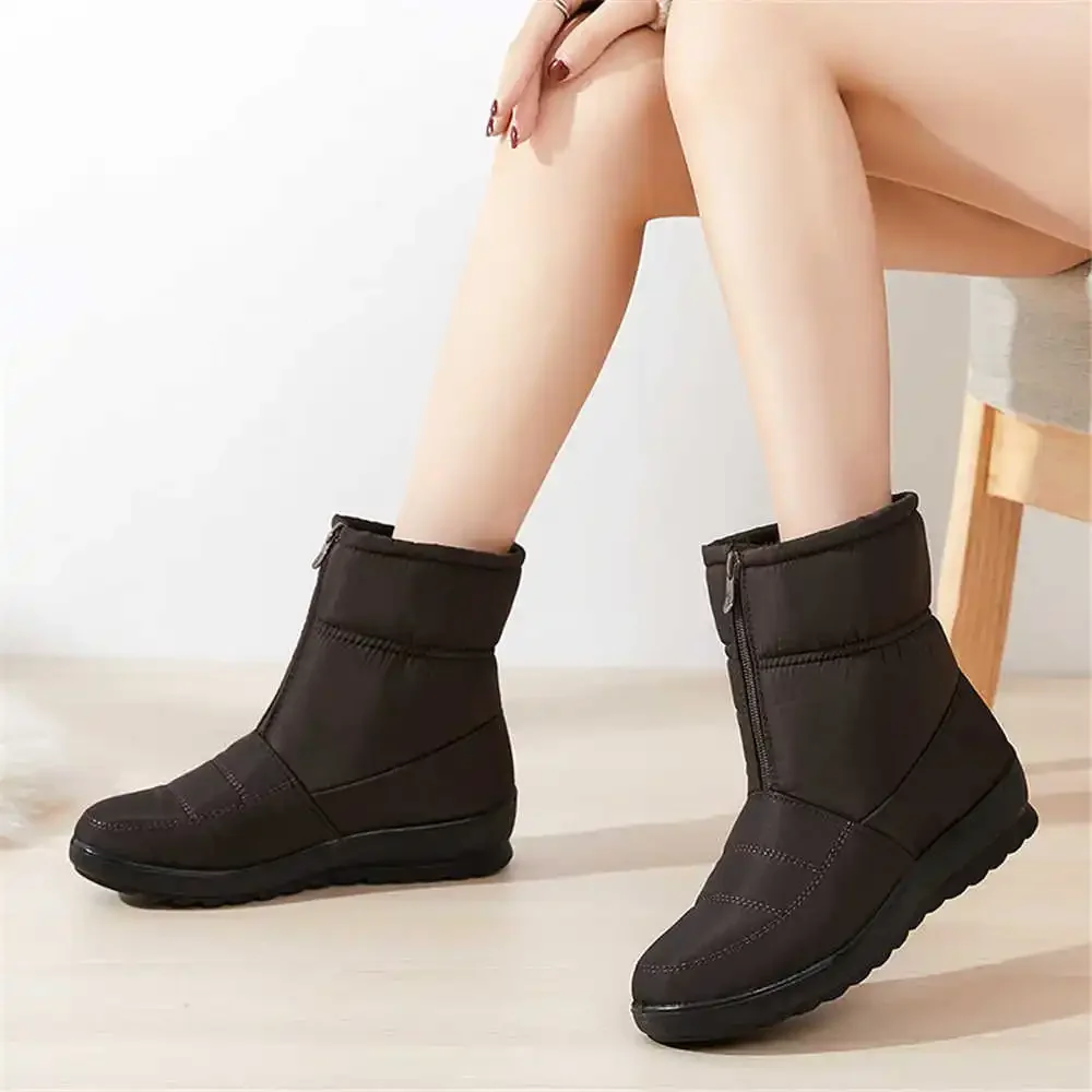 Hi Tops Dark Blue Ladies Shoes Summer 2024 Flat Boots For Women High-top Sneakers Sport Footwears Shoses Lofers Sneakersy