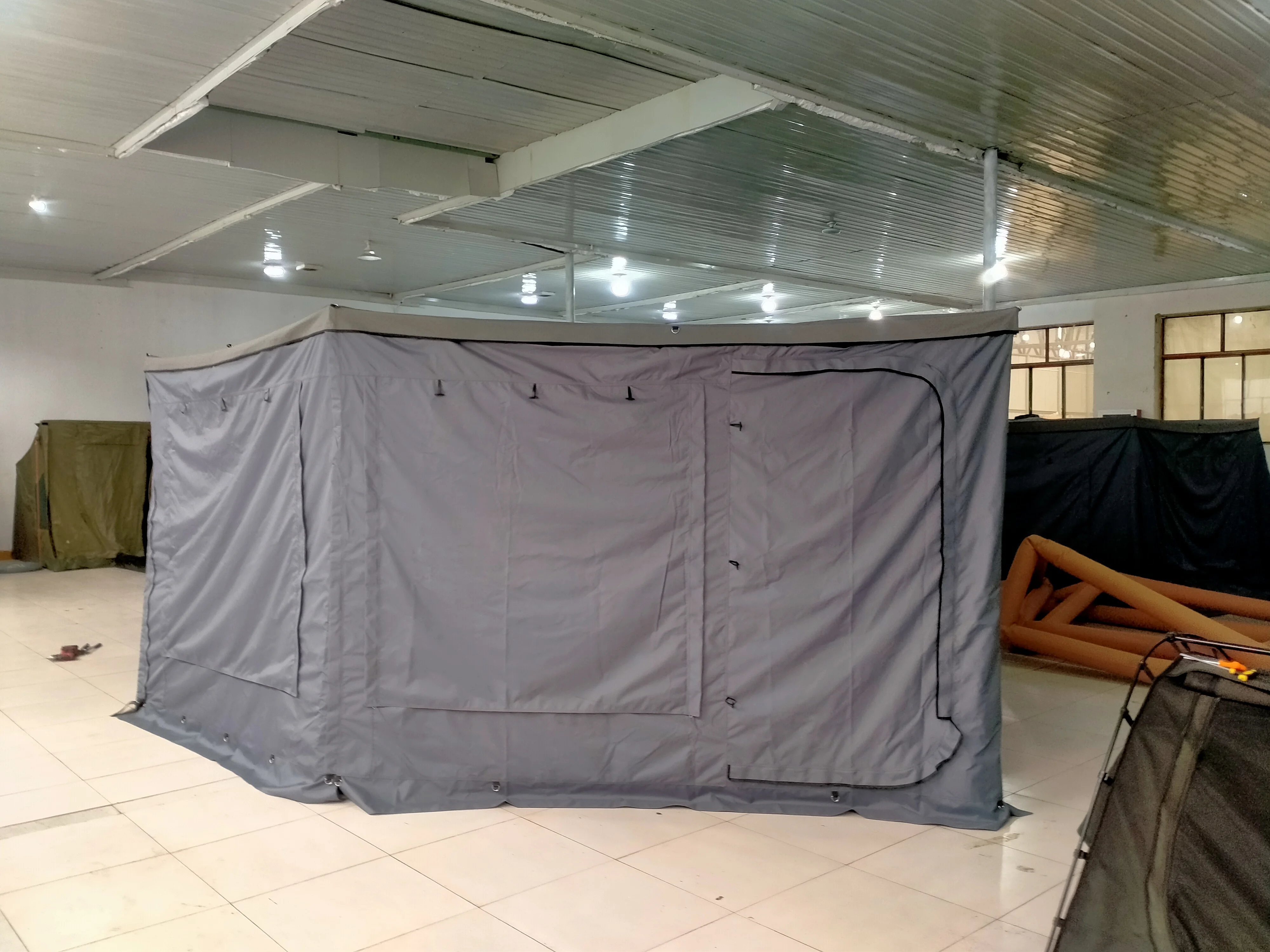 خيمة مظلة سيارة مقاومة للماء 4WD Foxwing 180 درجة كبيرة واقفة 180 مظلة ممتدة مع جدار جانبي #6