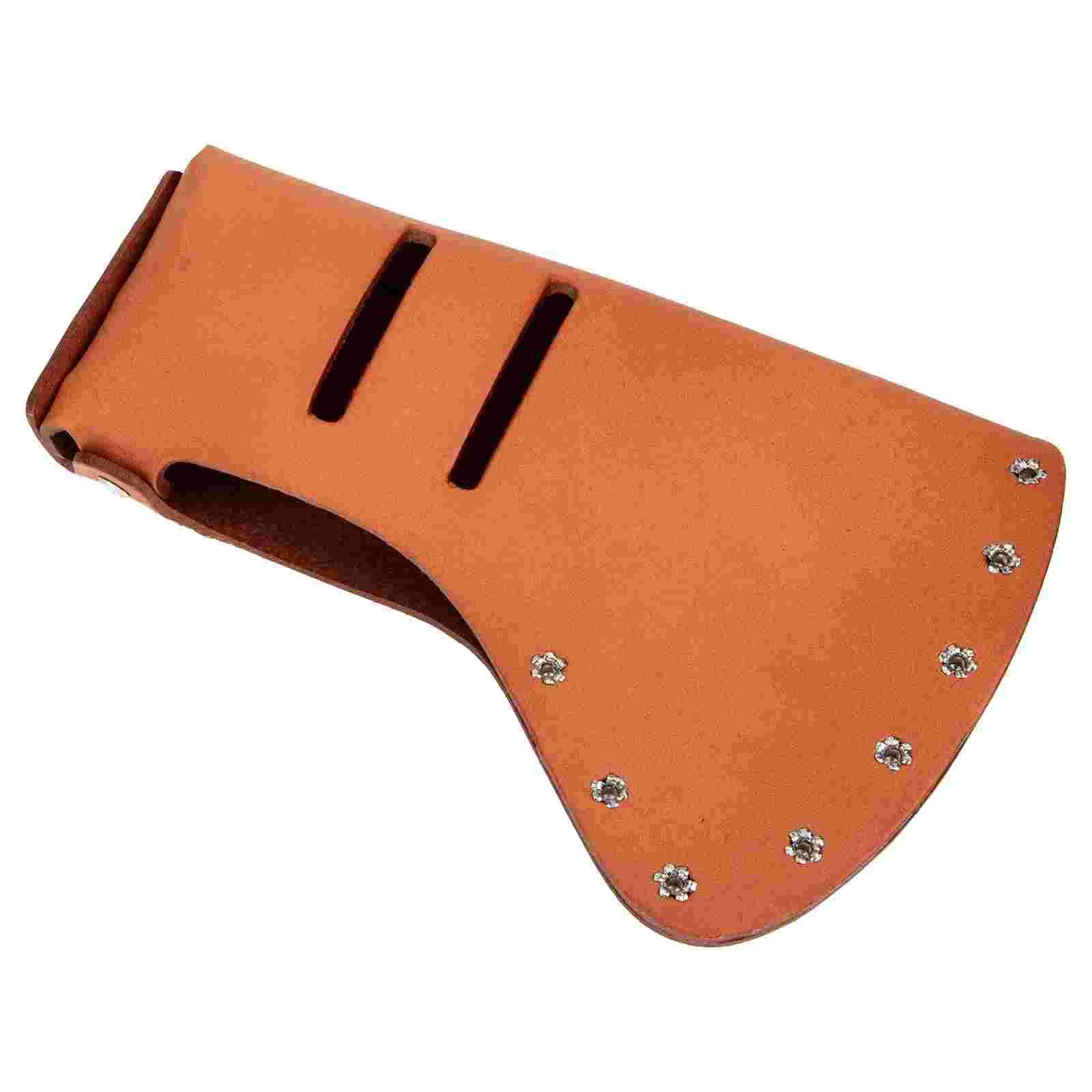 Outdoors Professional Hatchet Sleeve Ax Protector Portable Axe Case Cowhide