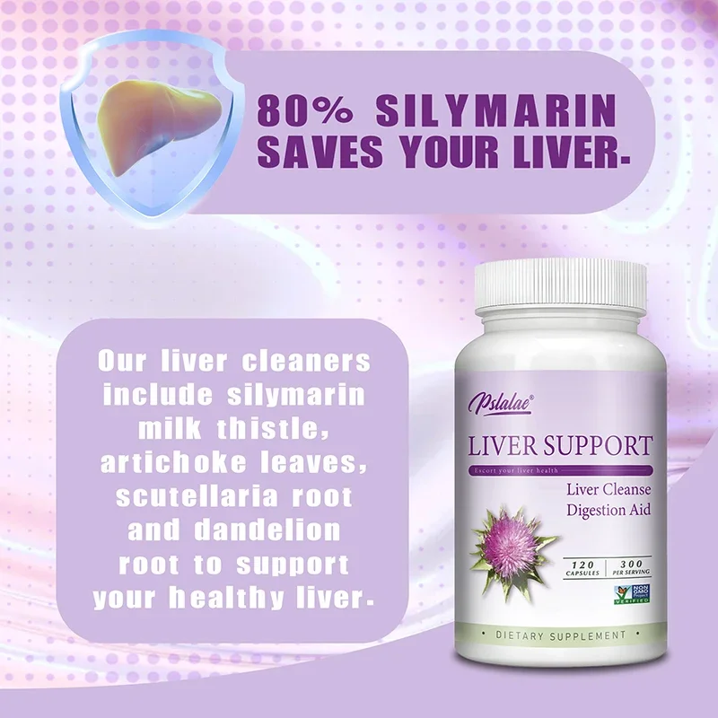 

Liver Cleanse - with Dandelion + Milk Thistle - Liver Detox and Cleanse for Healthy Antioxidants and Detoxifiers Supplement