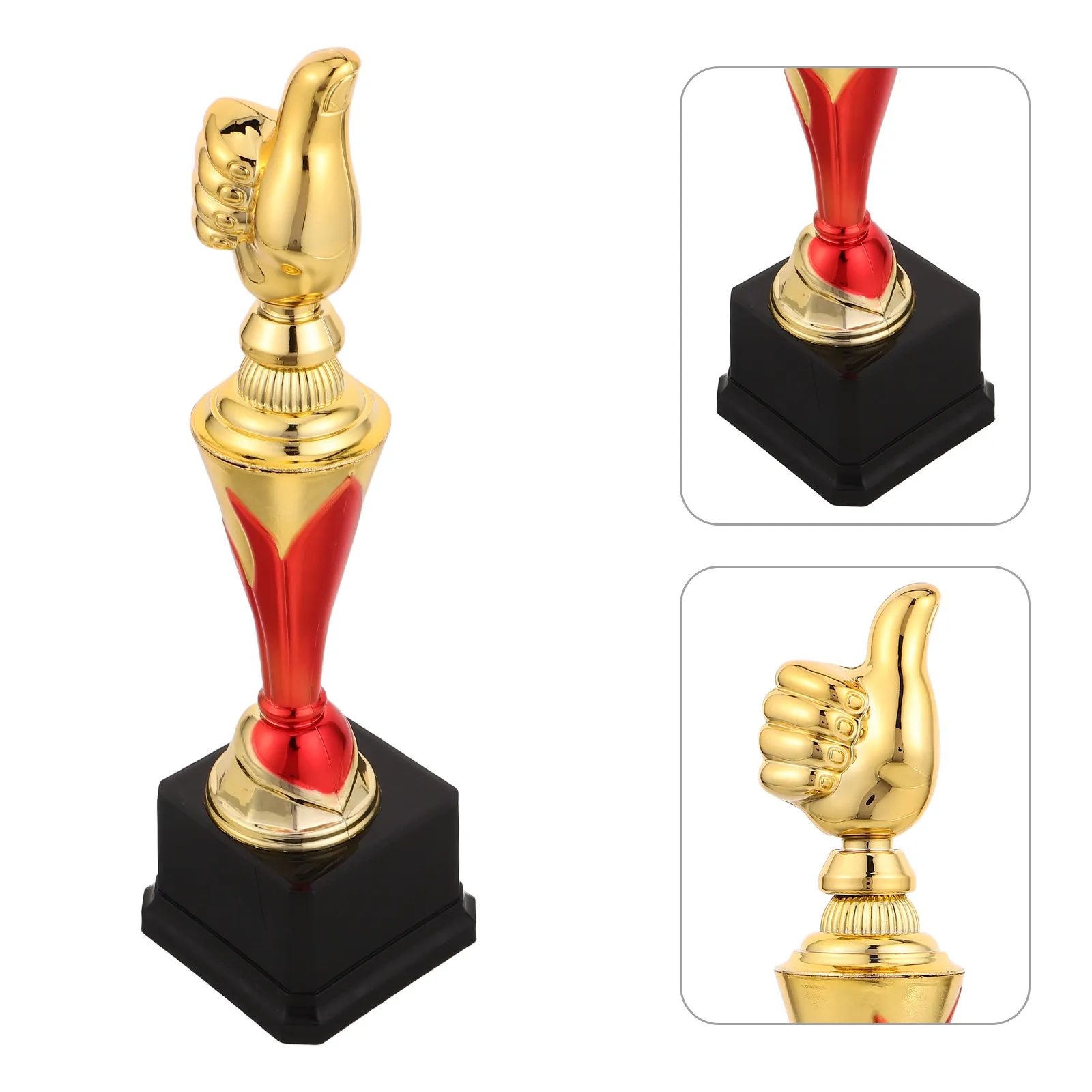 Mini trophée en plastique doré pour enfants, étudiants, événements sportifs en classe, concours scolaires, reconnaissance des enseignants