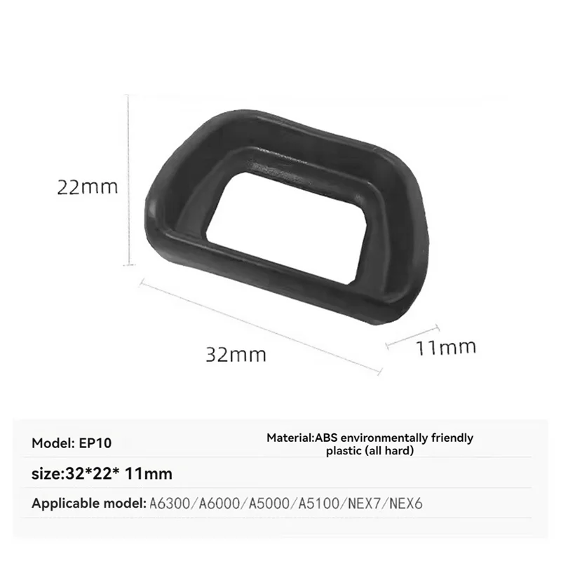 EP10 كأس العين Eyepiec Eyecup لسوني A6000 A6100 A6300 NEX-7 كاميرا رقمية-BTFL