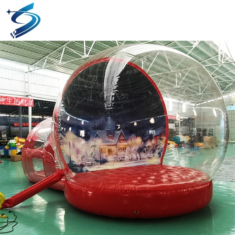 

Inflatable Clear Bubble Tent With Tunnel for Christmas Promotion Sales