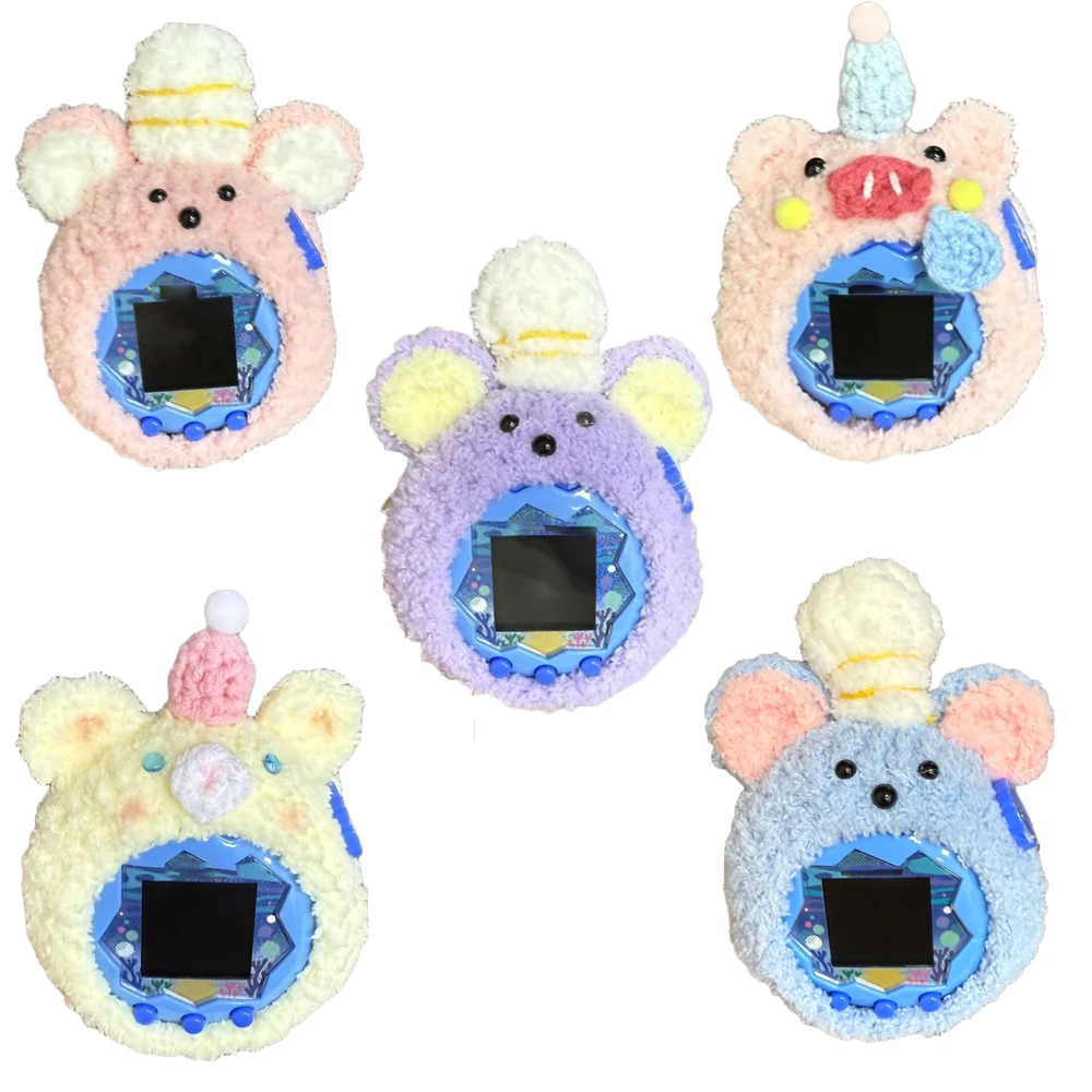 

​Games Console Soft Cover Woolen plush Fall Resistant Cute Protective Cover Non-Slip For Tamagotchi Paradise Games Accessories
