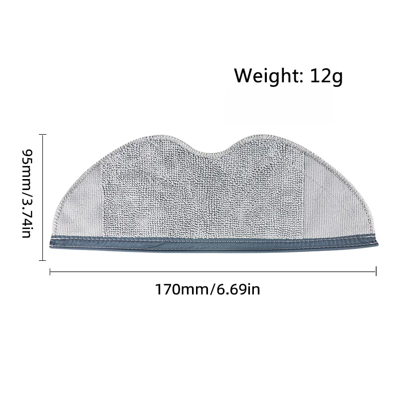 For Xiaomi E5 C108 Spare Parts Sweeper Robot Vacuum Cleaner Side Brush HEPA Filter Mop Rag Kitfort Home Accessories