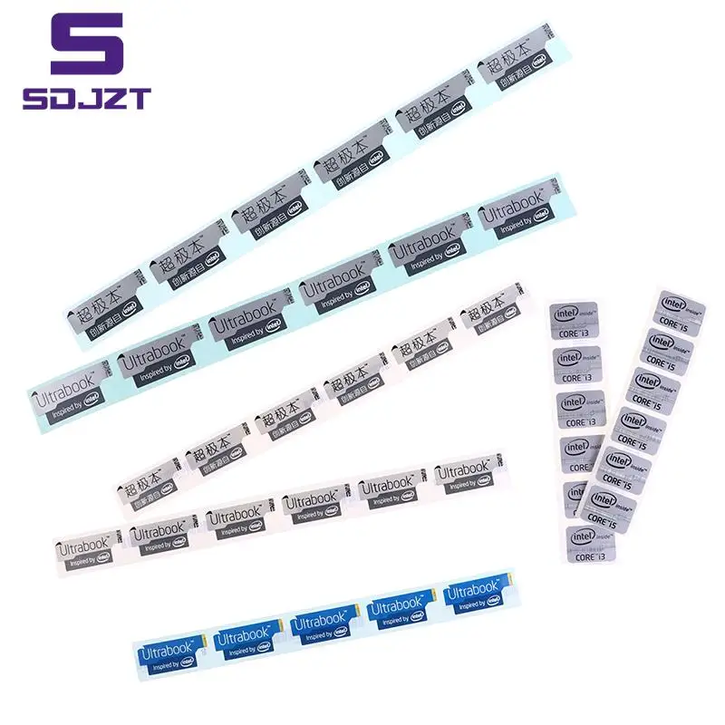 5pcs Ultrabook Performance Label Sticker Laptop Logo Intel Core Core Core di quattro generazioni I3 I5