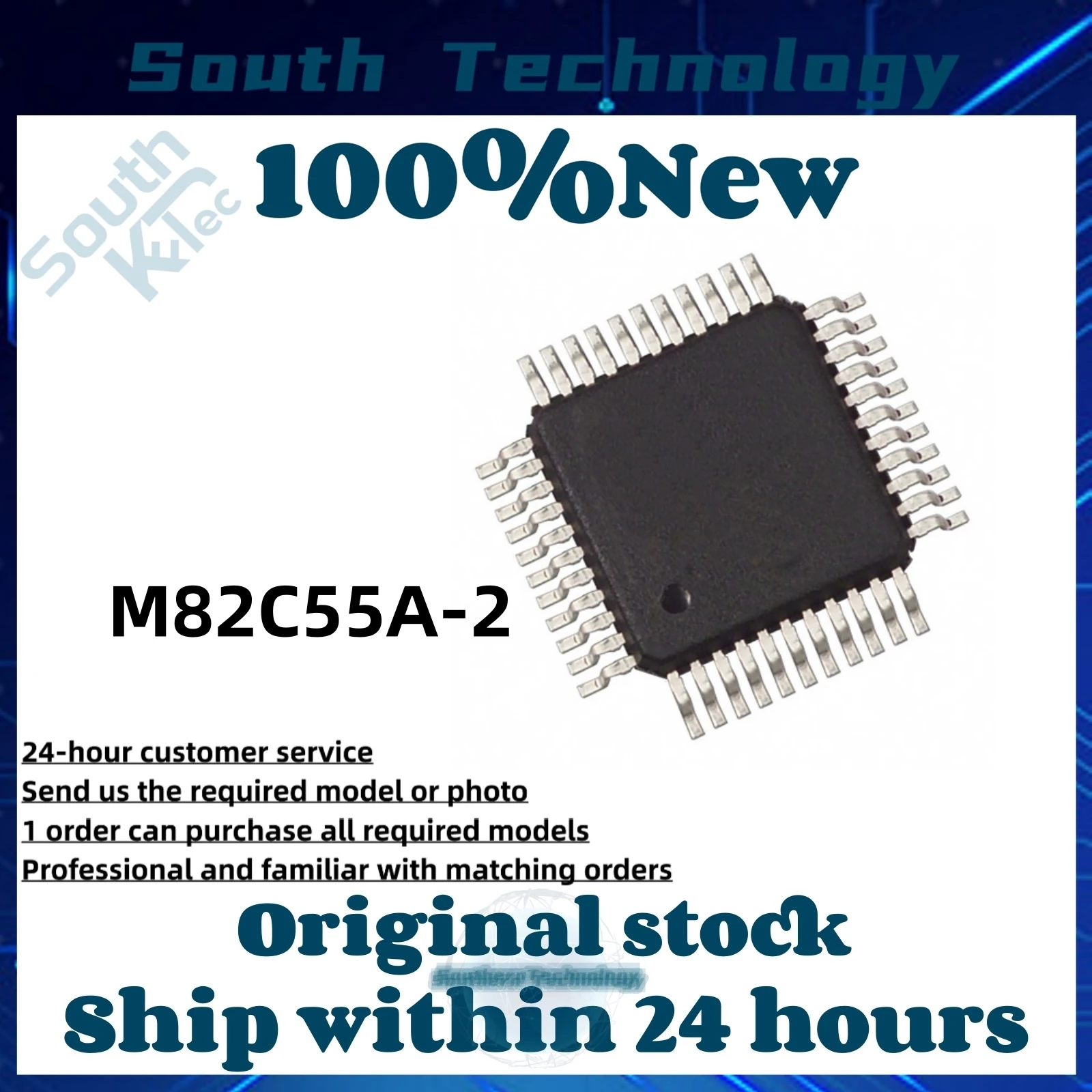 1PCS M82C55A-2 M82C55A OKI QFP44 Brand new original in stock