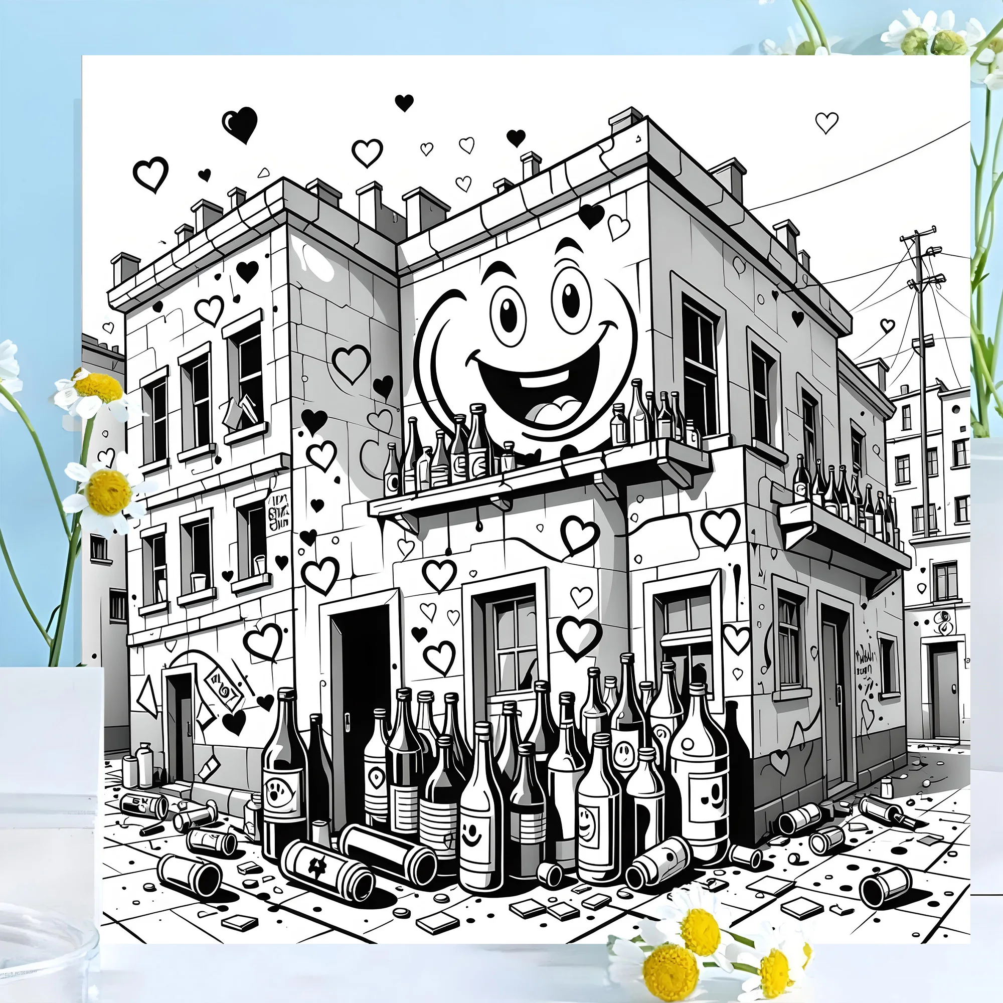 Colored Pencil Wonderful Graffiti Colouring Book Adult Picture Book Original Design