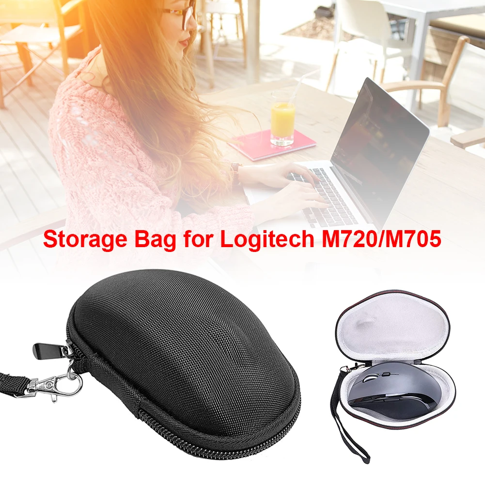 Portable Shockproof Carry Case for Logitech M720 M705 Wireless Mouse Storage Bag