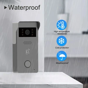 Tuya Smart Home Video Intercom mit Touchscreen, Türsicherheitssystem, Glockenkamera, 2 Drähten, WiFi, 1080p -Video, 7 '' Farbe 6 Hauptverkaufsvodeo Porter - №6