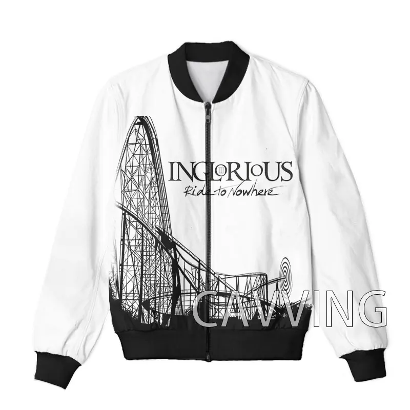 

CAVVING 3D Printed Inglorious Band Zipper Bomber Jackets Men Overcoat Mens Coat Zip Up Jackets for Women/Men