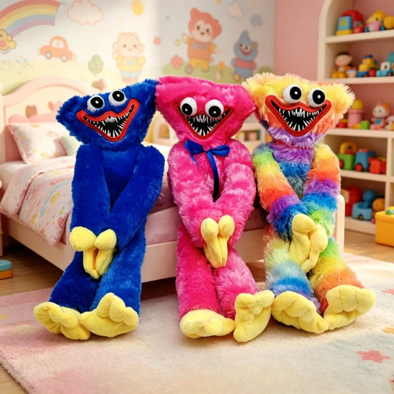Rainbow Fluffy Monster Plush Doll Long Arms Legs Soft Stuffed Pillow Cute Cartoon Home Sofa Decor Birthday Gift - view 5