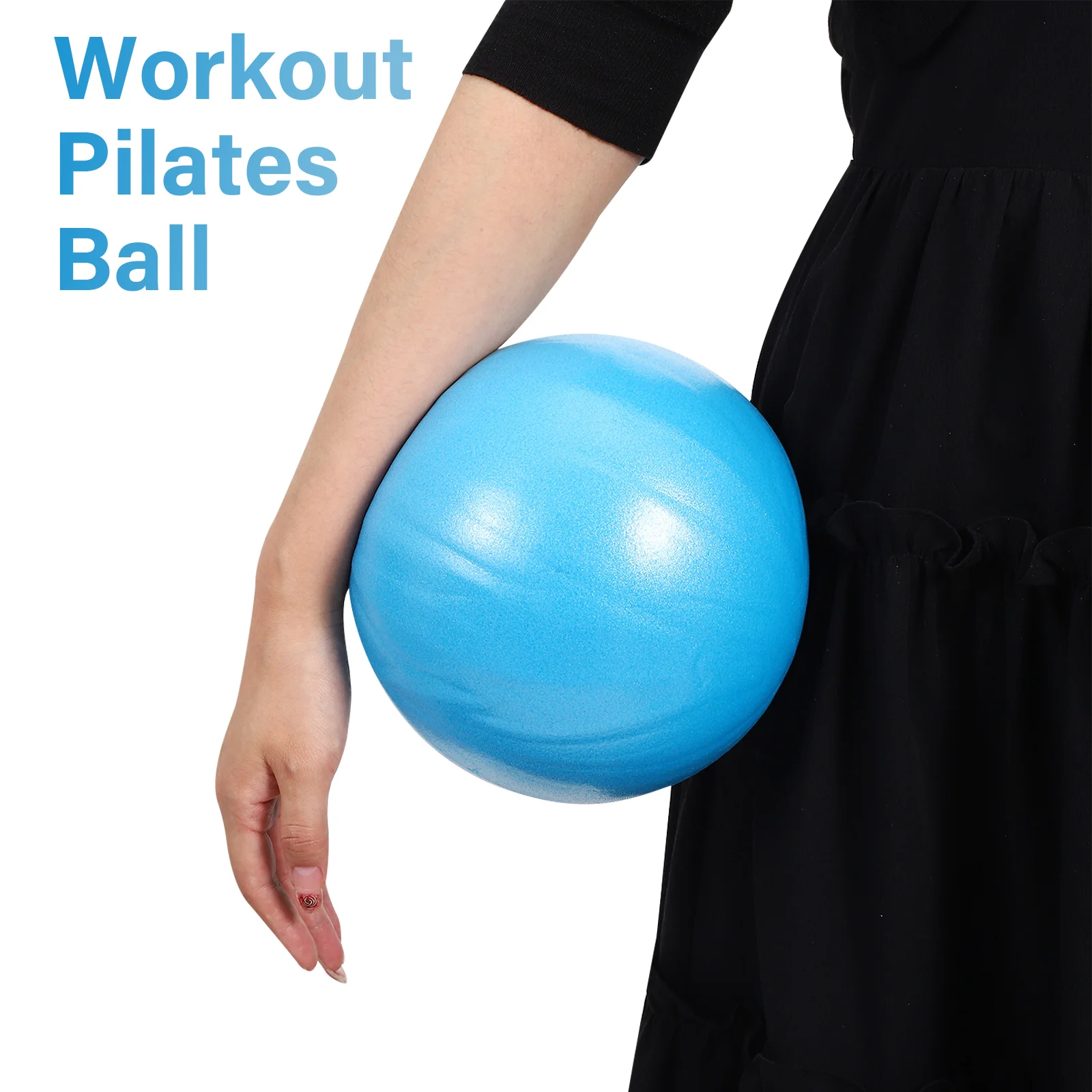 Yoga Ball Pilates Accessory Inflatable Gym Pvc Balls For Exercise Reusable Fitness Core Balancing Stability Trainer