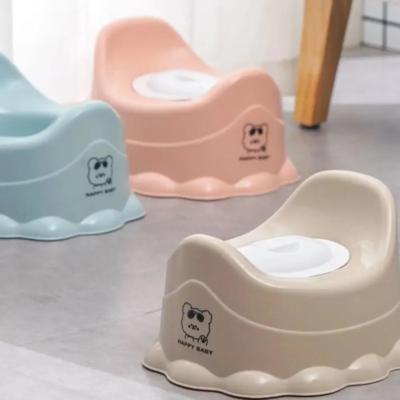 Potty Training Seat Foldable Portable Sitting Posture Urinating Pot Cute Cartoon Anti-leakage Potty Urinal Child Toilet Supplies