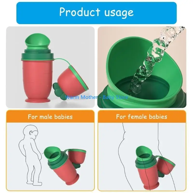 مبولة للتدريب على استخدام المرحاض للأطفال الصغار بسعة كبيرة وقمع ناعم، ترقيات لمرحاض الطوارئ للاستخدام المريح أثناء التنقل 57QE #5