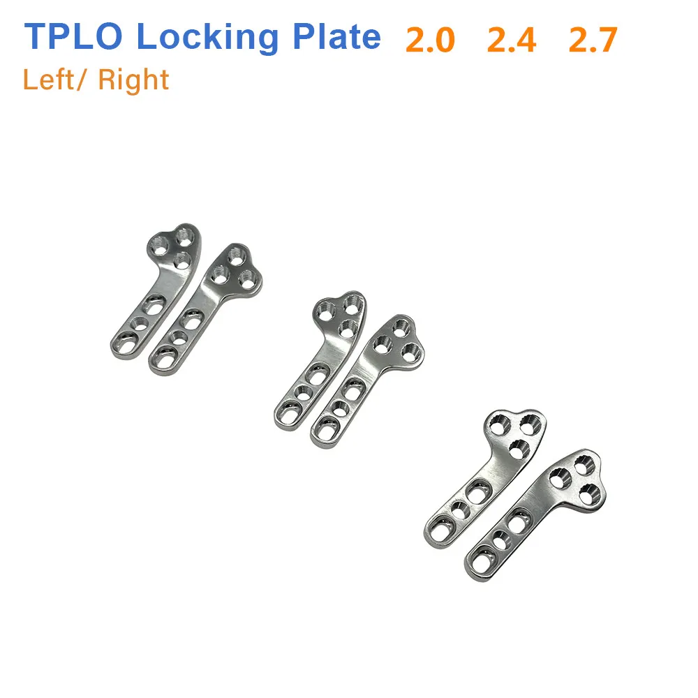 TPLO Locking Plate 2.0  2.4 2.7 ALPS stainless steel Veterinary Orthopedic Instruments  1pc