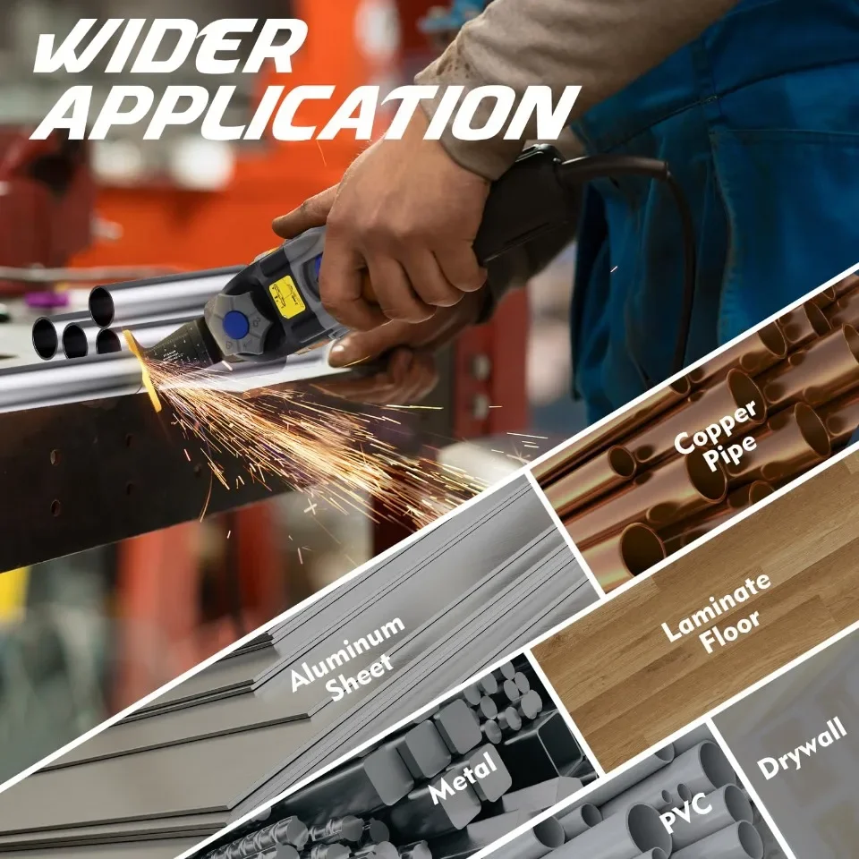 16pcs Titanium Oscillating Tool Blades Universal Multitool Blades for Metal Wood Oscillating Saw Blade Multi Tool Blades Kits