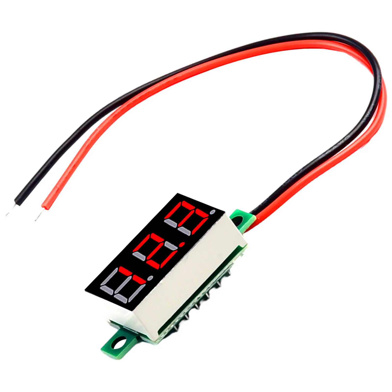 LED Minimun 디지털 전압계 DC2.5-40V 역방향 연결 보호 2.5-40V/2.6-40V/ 3.2-40V DC 전압 테이블 4.5V-30V