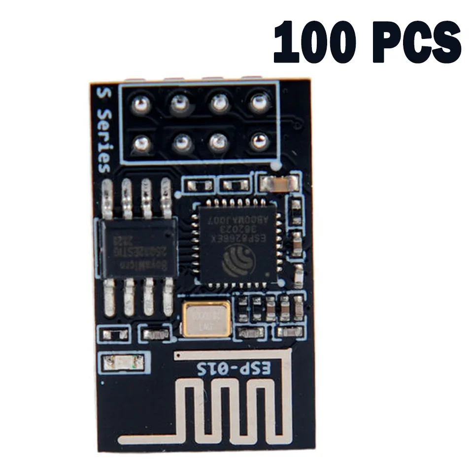 ESP8266 ESP-01S WiFi Module – 3 Stuks, 1MB Flash, Ideaal Voor IoT Projecten