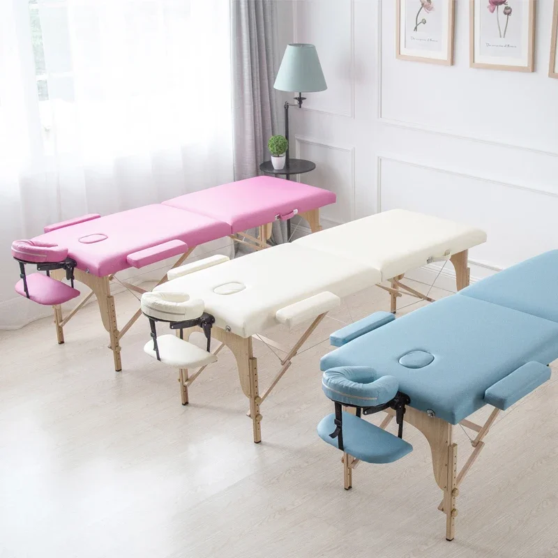 Portable Massage Table Pilates Bed Professional Folding Chair Beauty Thai Salon Chiropractic Equipment Beds Tattoo Lit Pliant