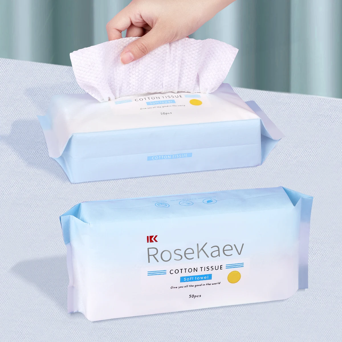 

1Pack professional smoke washcloth, soft and thick, wet and dry, highly absorbent, used for facial care and makeup removal.