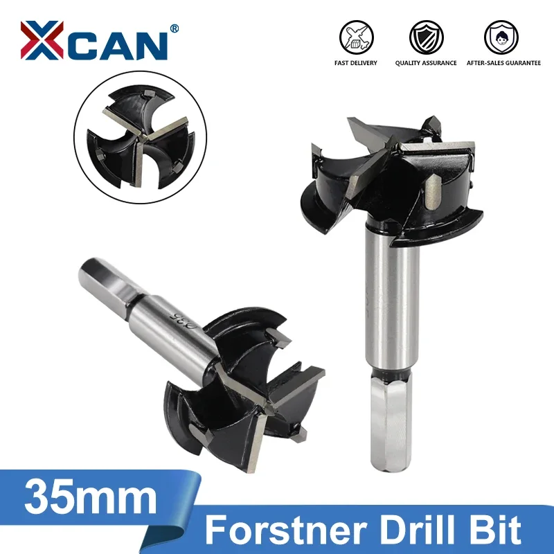 

XCAN 1 шт. 35 мм сверло Форстнера, сверло по дереву, самоцентрирующаяся кольцевая пила, резак, инструменты для сверления отверстий в дереве для деревообработки