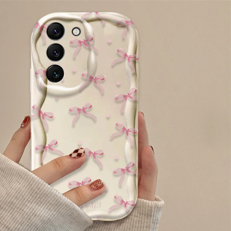 Bowknot Case for Samsung Galaxy A36 5G A35 A34 A33 A32 4G A30 A25 A24 A23 A22 A20 A16 A15 A14 A13 A12 A06 A05S A50 M55 M54 Cover - náhled 2