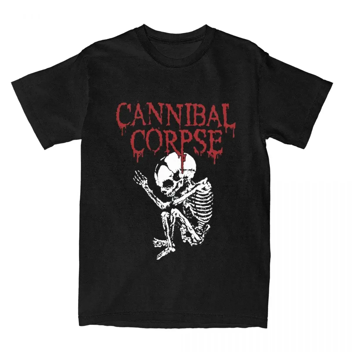 Men Women's T-Shirt Cannibal Corpse Merch Awesome 100% Cotton Short Sleeve T Shirts Round Neck Clothes Printed