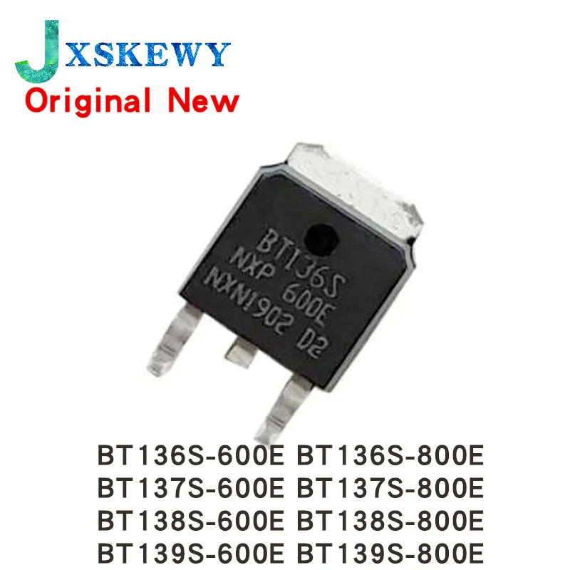 10Pcs New Original TO-252 BT136S-600E BT136S-800E BT137S-600E BT137S-800E BT138S-600E BT138S-800E BT139S-600E BT139S-800E