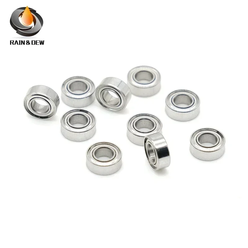 2PCS  SMR74ZZ 4x7x2.5mm ABEC-9  Stainless Steel Bearing For Reel Handles Bearing For Fishing Reel Bearing