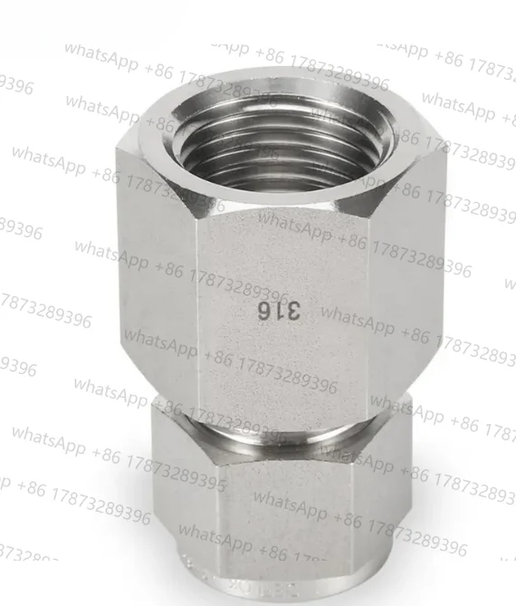 Stainless Steel 316 Female NPT to LOK Double Ferrule Compression Tube Fitting 30MPa 1/8 1/4 3/8 1/2 6 8 10 12mm replace Swagelok