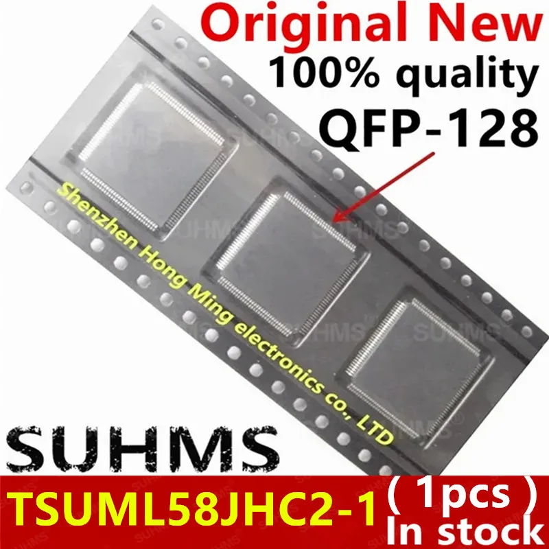 (2 stück) 100% Neue TSUML58JHC2-1 QFP-128 Chipsatz