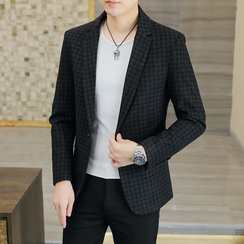 

Main Promotion of New Suit Fashion Slim Coat Casual + Everything + Personality + Wedding Single West Comfortable Men's Clothing