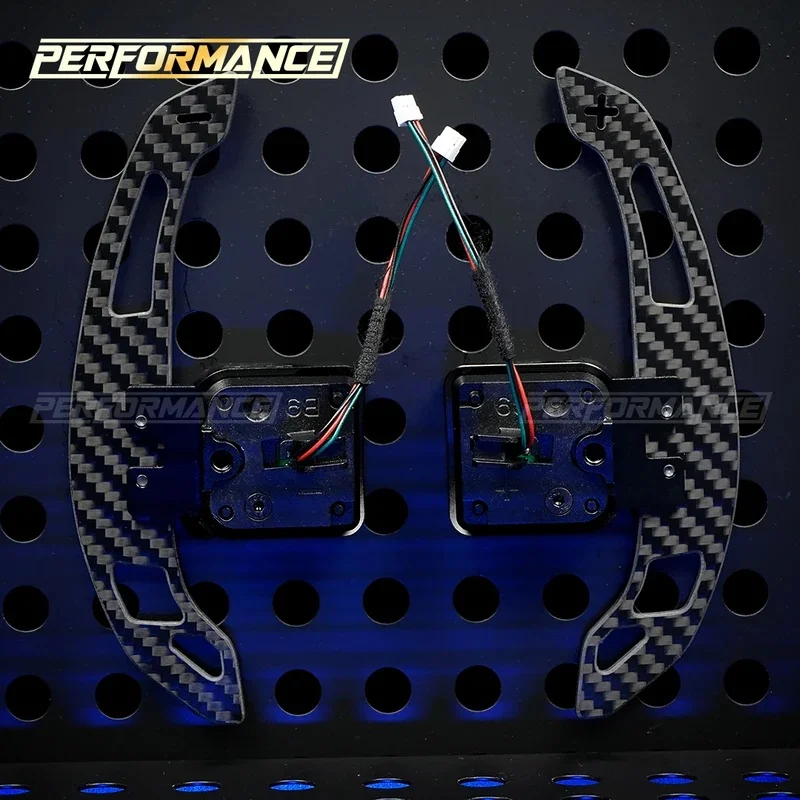 Quick ReleaseTDD Real Carbon Fiber Magnetic Shifter A1 A3 A5 A8 Q3 Q4 Q5 Q7 Q8 S1 S3 S5 SQ5 SQ8 RS3 RS5 RSQ5 Shift Paddle - view 2