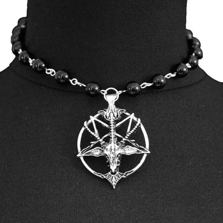 

European And American Jewelry Vintage Literary Skull Alloy Necklace