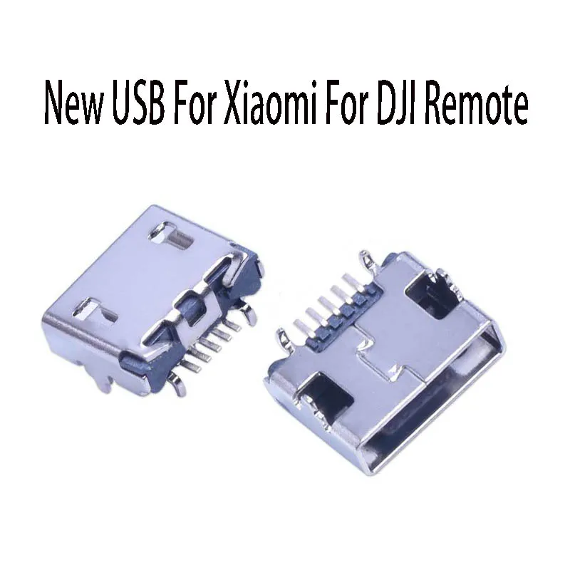 2-5pcs New Square Mouth USB Connector For DJI Mavic 2pro Air Mini USB Drone Remote Control Rail Plug Interface Built-In Socket