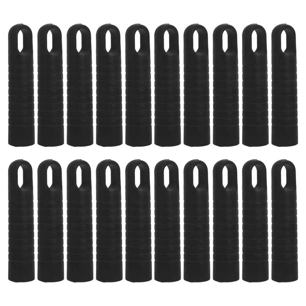 25mm Threaded Mop Replacement Caps 20 Pack Plastic Locking Rings for Broom Handles Secure Grip